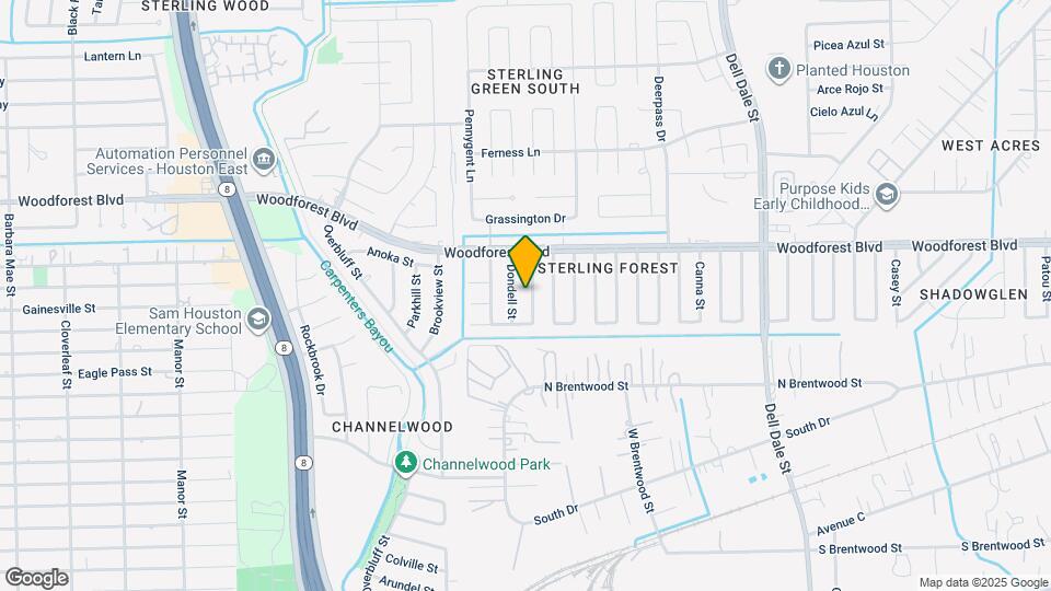 727 Doncrest St Map and Location Details