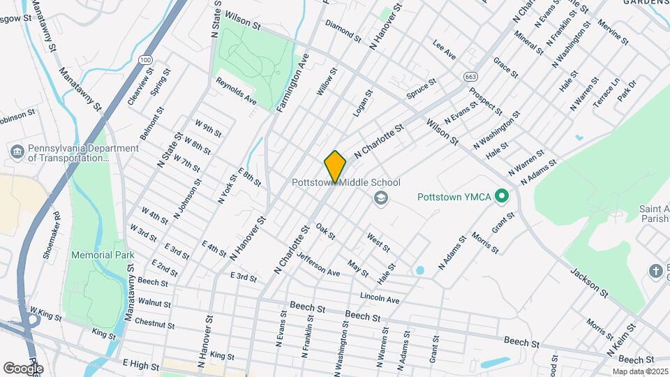 526 N Charlotte St Map and Location Details