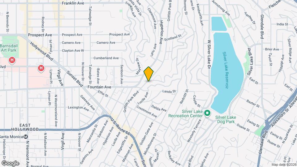 1826 Griffith Park Blvd Map and Location Details