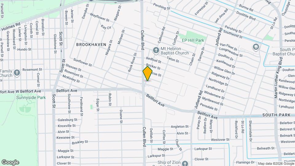8205 Calhoun Rd Map and Location Details