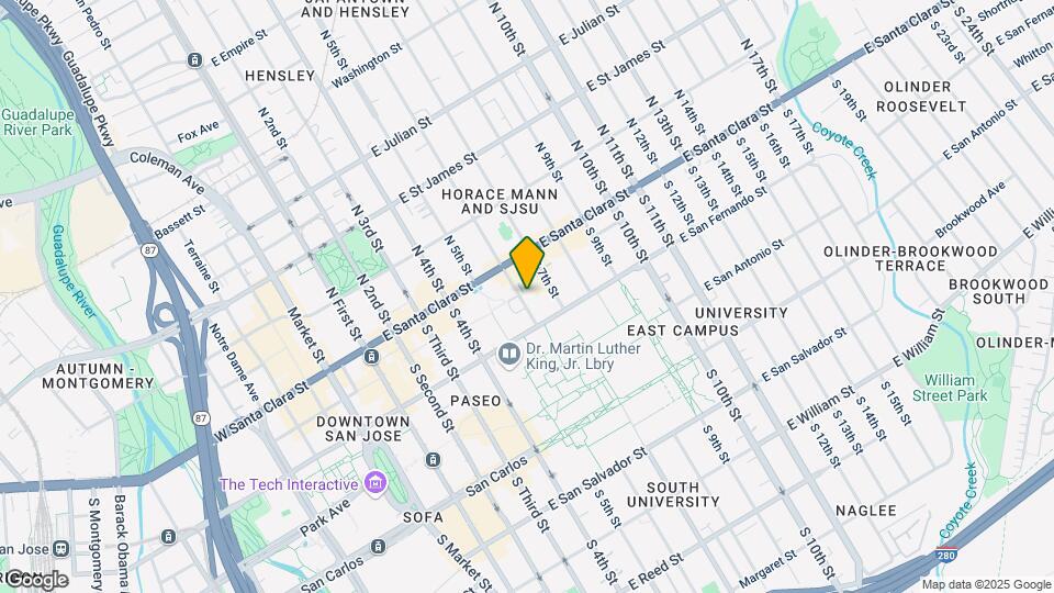 58 S 6th St Map and Location Details