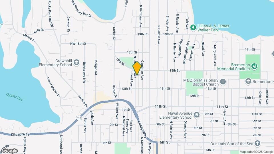 1330 N Lafayette Ave Map and Location Details