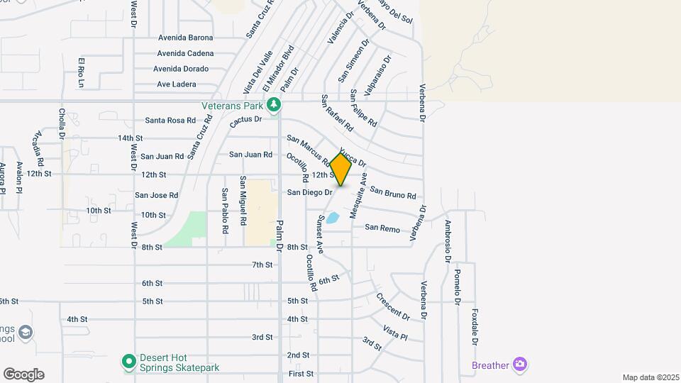 10592 Sunset Ave Mapa y Detalles de la Ubicación