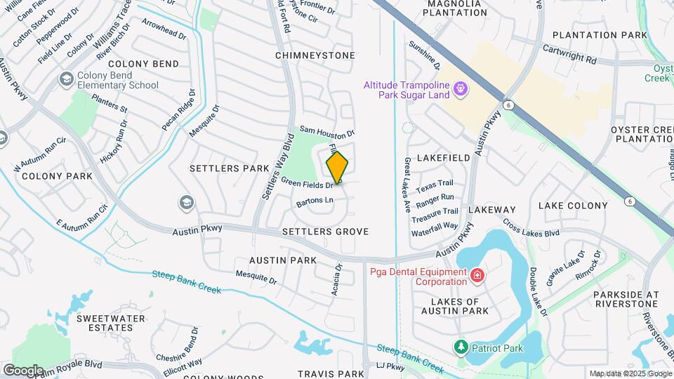 3822 Green Fields Dr Map and Location Details