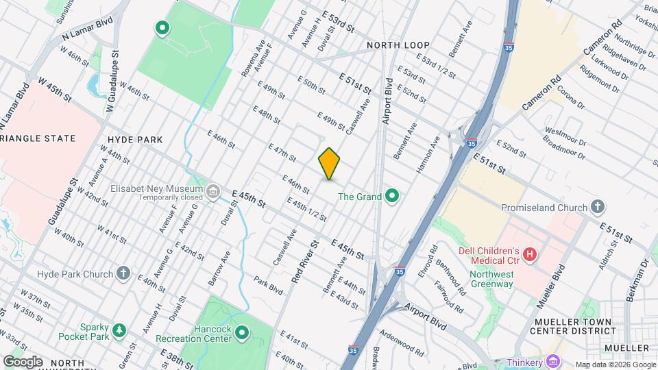 807 E 47th St Map and Location Details