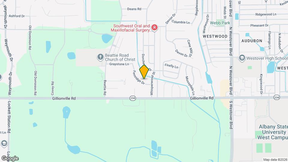 3107 Fernridge Dr Map and Location Details