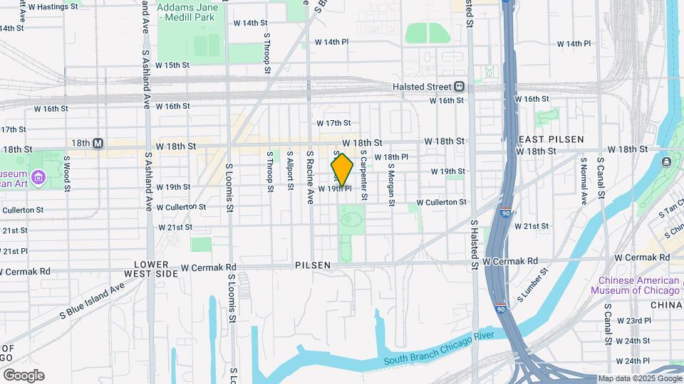 1925 S May St Map and Location Details