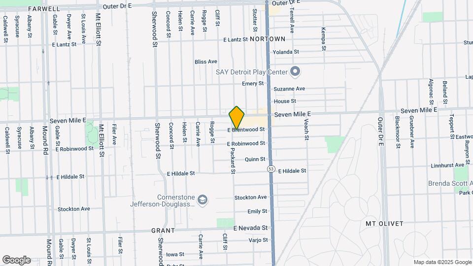 7514 E Brentwood St Map and Location Details
