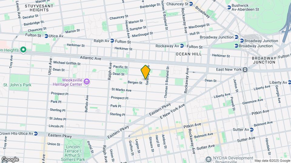 1939 Bergen St Map and Location Details