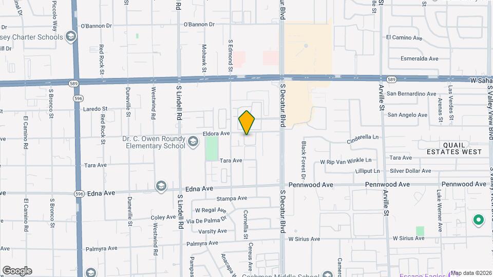 5105 Eldora Ave Map and Location Details