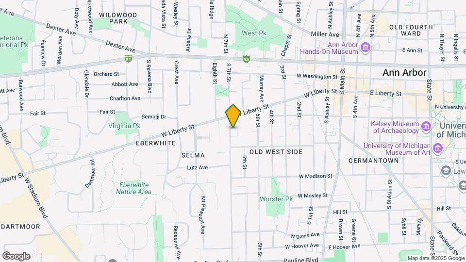 417 S 7th St, Unit #1 Map and Location Details