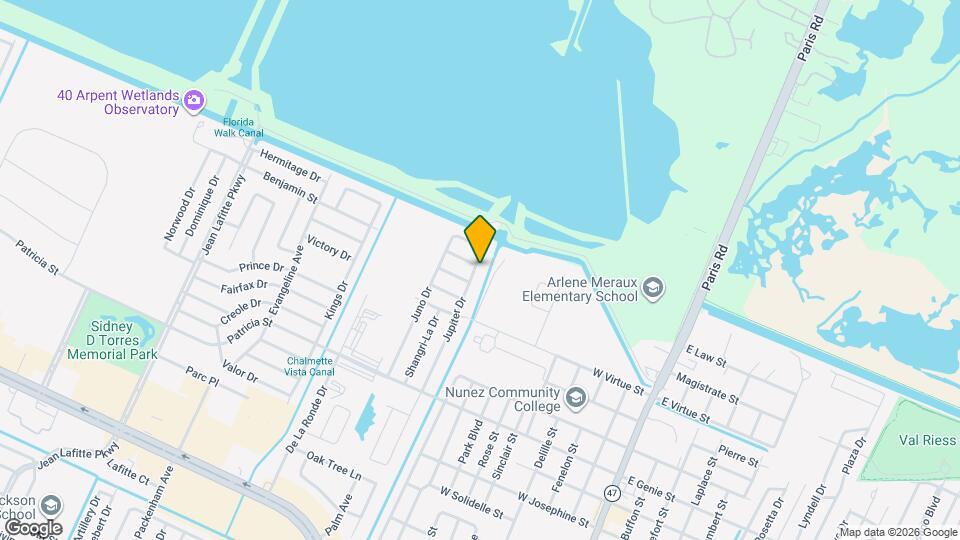 4017 Jupiter Dr Map and Location Details