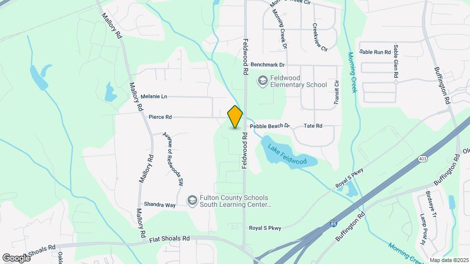 5885 Feldwood Rd Map and Location Details