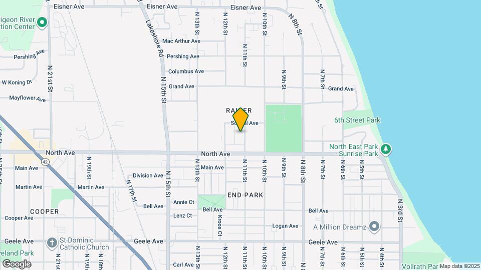 2738 N 11th St Map and Location Details