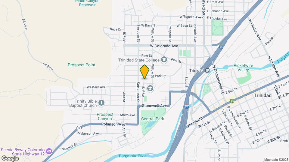 721 Hillside St Mapa y Detalles de la Ubicación