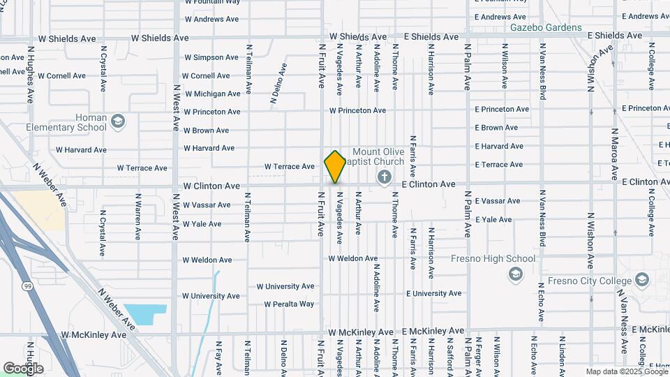 2345 N Vagedes Ave Map and Location Details