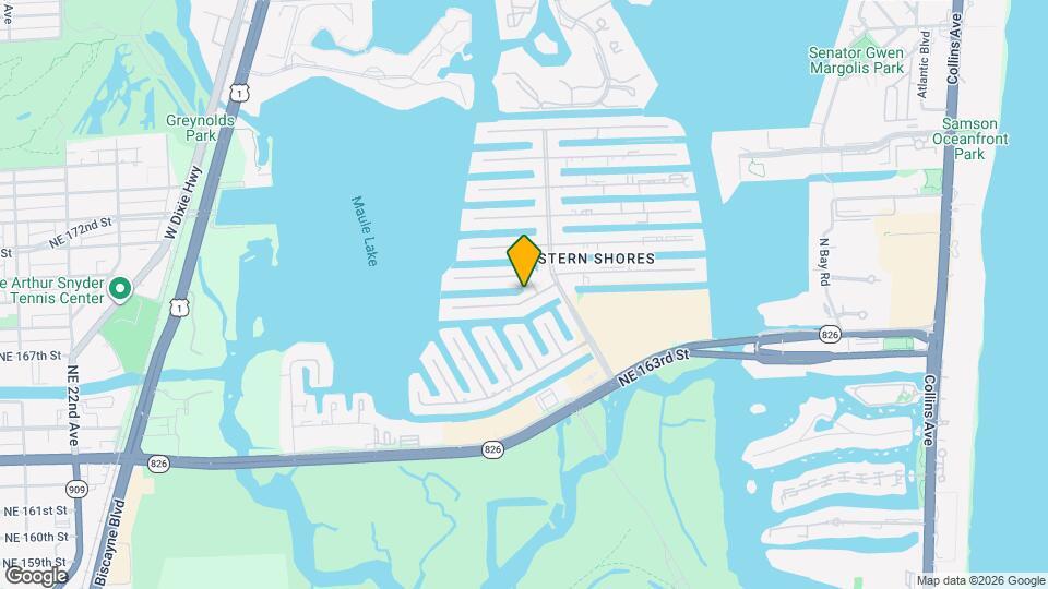 3401 NE 165th St Map and Location Details