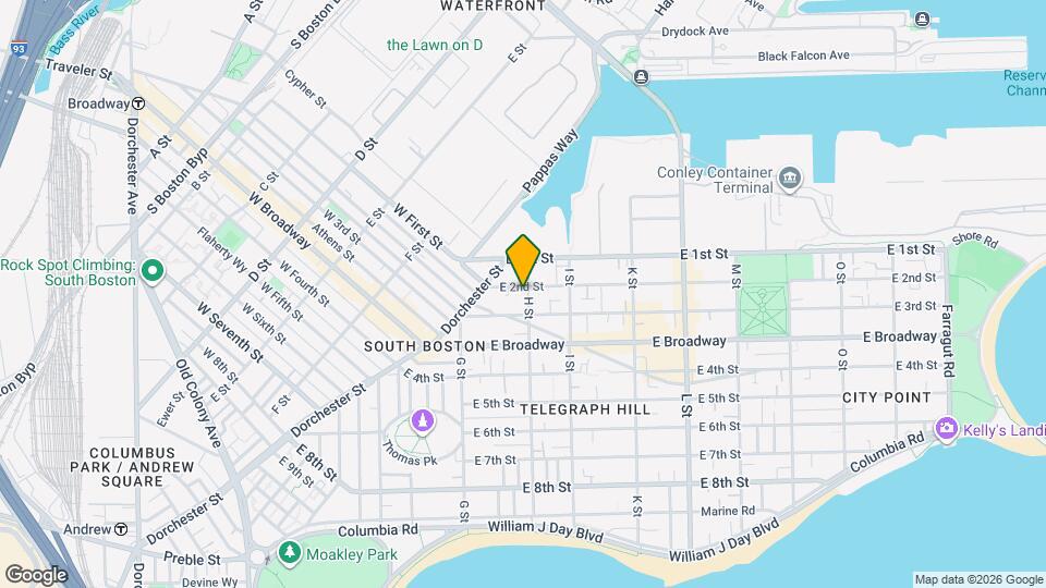 537 E 2nd St Map and Location Details