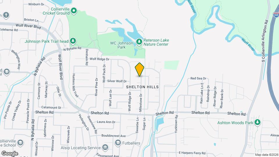 1433 Milestone Dr Map and Location Details