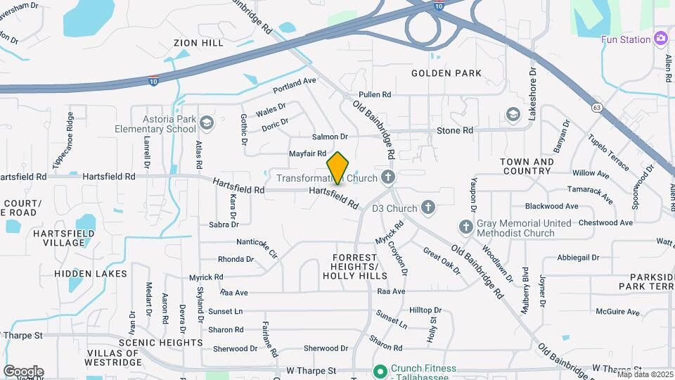 1742 Hartsfield Rd Map and Location Details