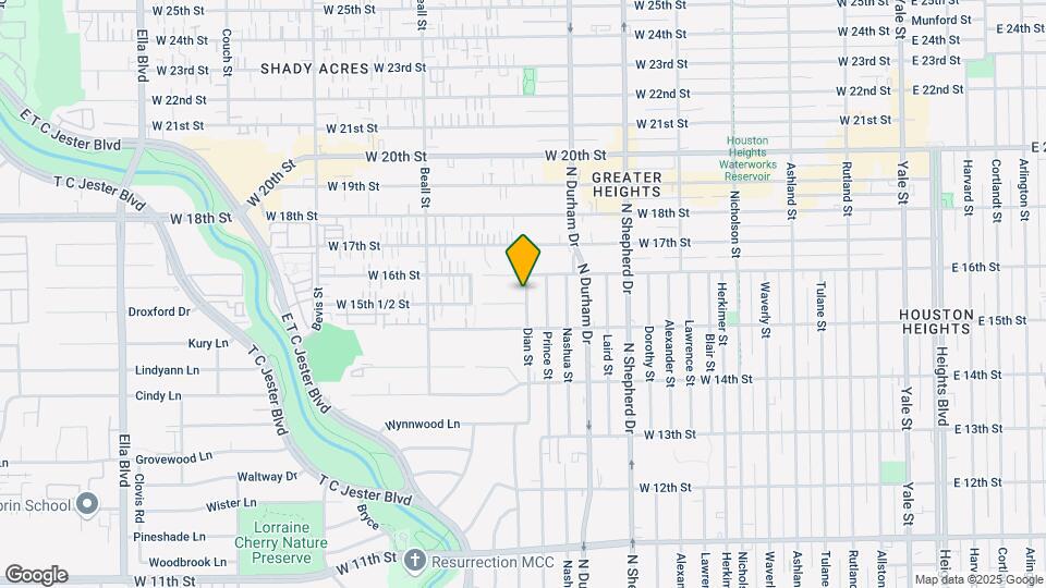 901 W 15th 1/2 St Map and Location Details