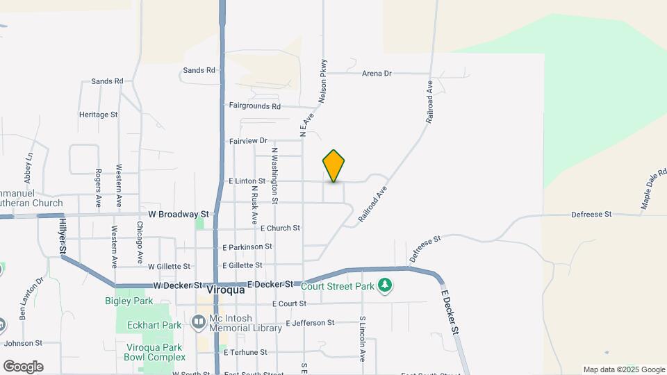 607 E Linton St Map and Location Details