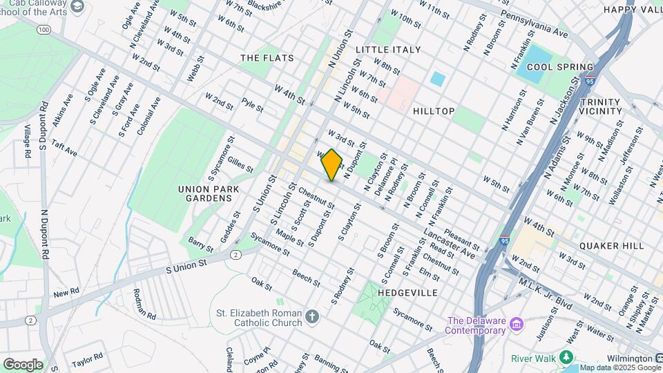1716 Lancaster Ave, Unit B Map and Location Details