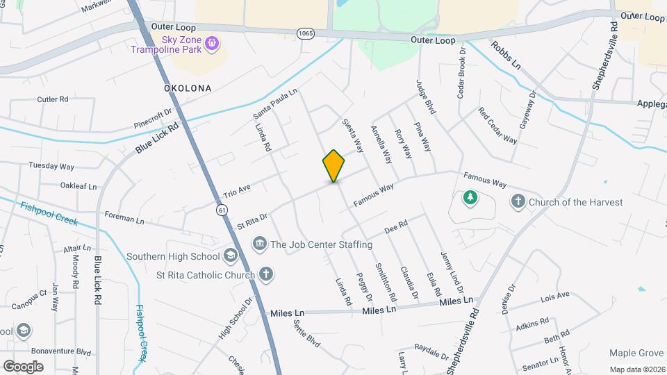 4618 St Rita Dr Map and Location Details