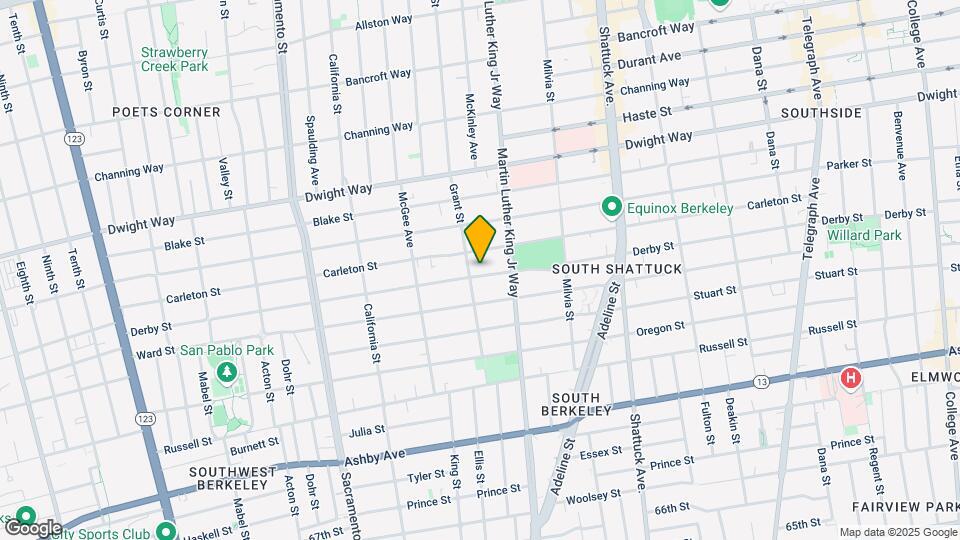 1807-1811 Derby St Mapa y Detalles de la Ubicación