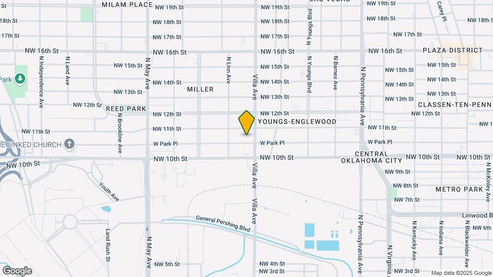 2515 W Park Pl Map and Location Details