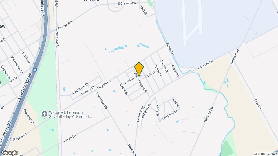 1603 Sam Houston St Map and Location Details