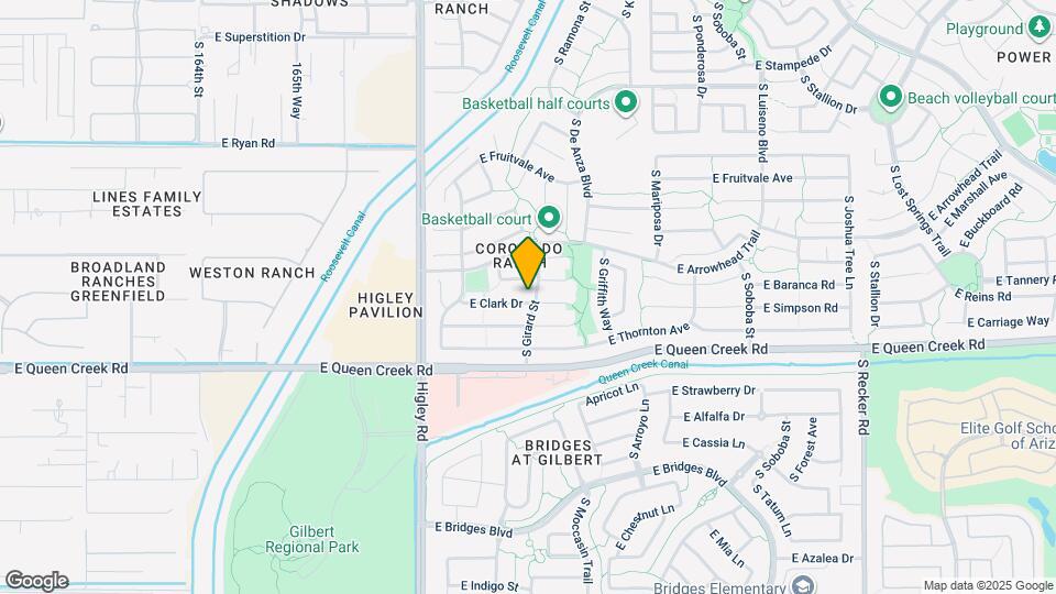 3402 E Clark Dr Map and Location Details