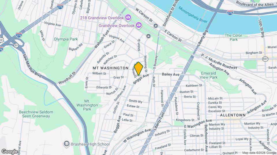 136 Boggs Ave Map and Location Details