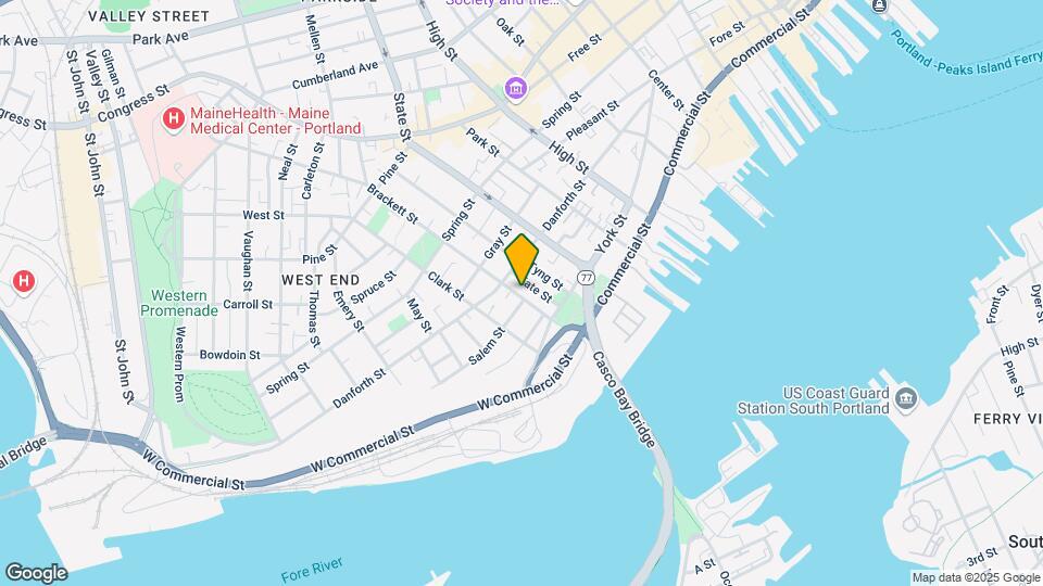 55-57 Brackett St Mapa y Detalles de la Ubicación