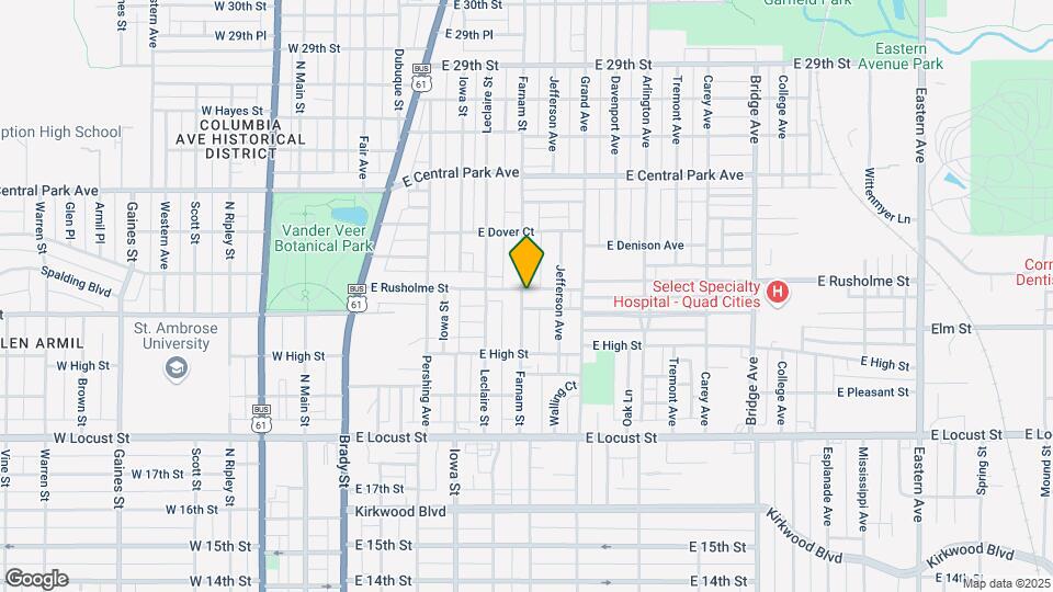 2209 Farnam St Map and Location Details