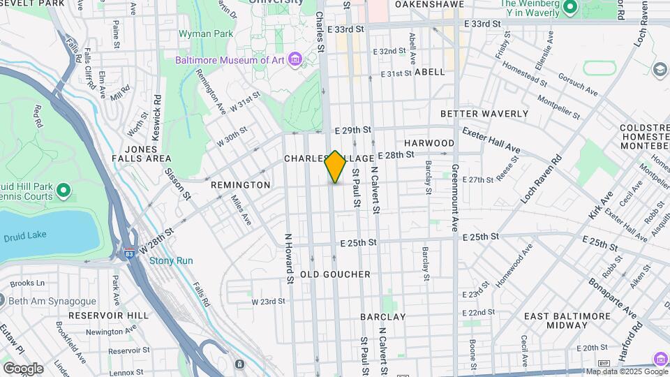 2645 N Charles St Map and Location Details