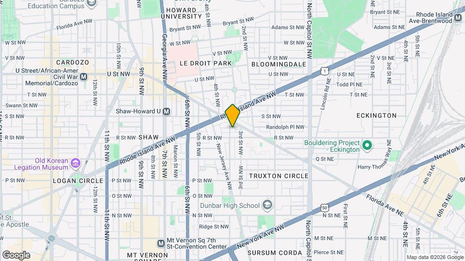 1711 4th St NW Map and Location Details