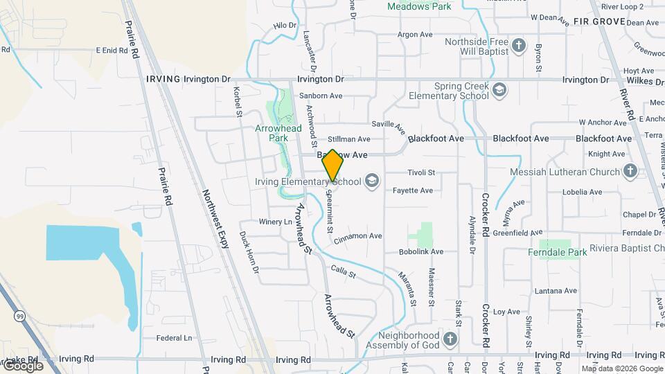 1104 Ginger Ave Map and Location Details