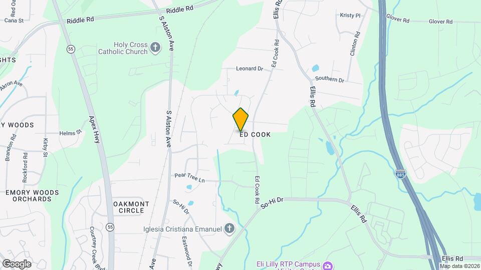 109 White Burley Ct Map and Location Details