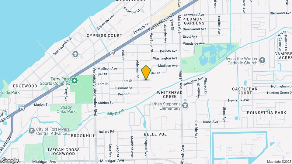3950 Lora St Map and Location Details