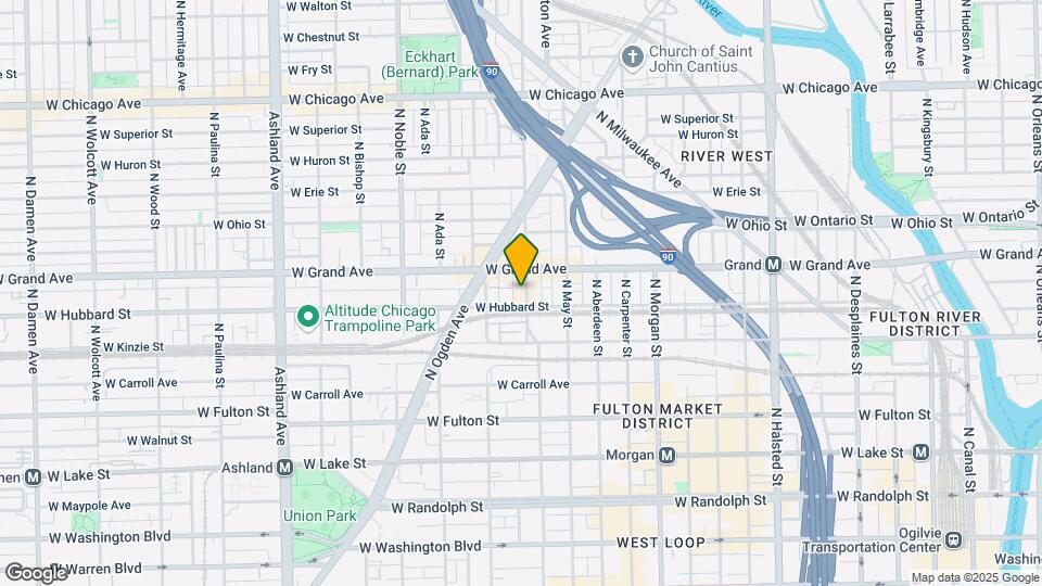 450 N Racine Ave Mapa y Detalles de la Ubicación