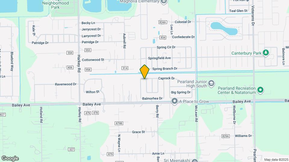 4104 Caneshaw Dr Map and Location Details