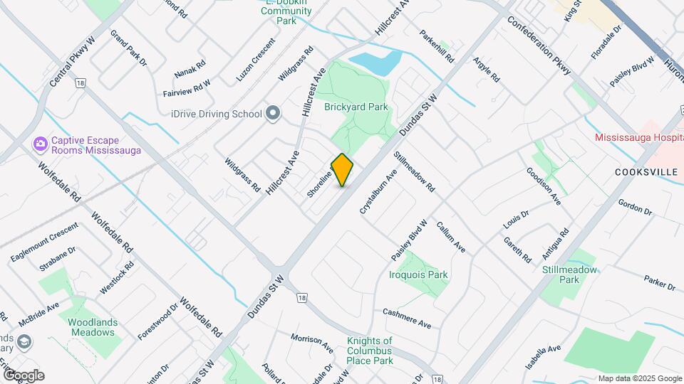 595 Dundas St W Map and Location Details