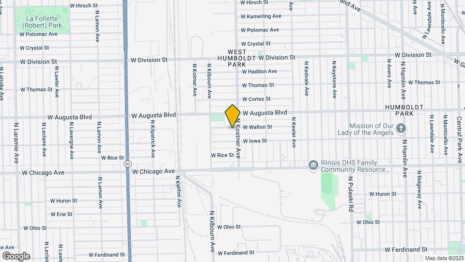 4411 W Walton St Mapa y Detalles de la Ubicación