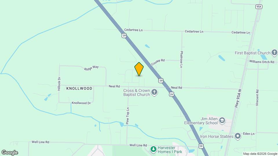 1021 Sandhills Ln Map and Location Details