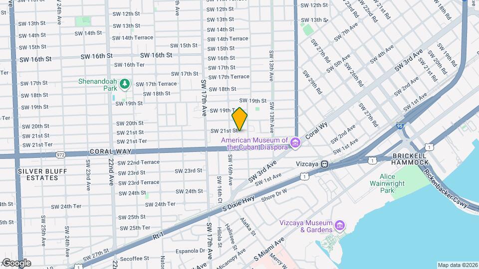 1436 SW 21st St Map and Location Details