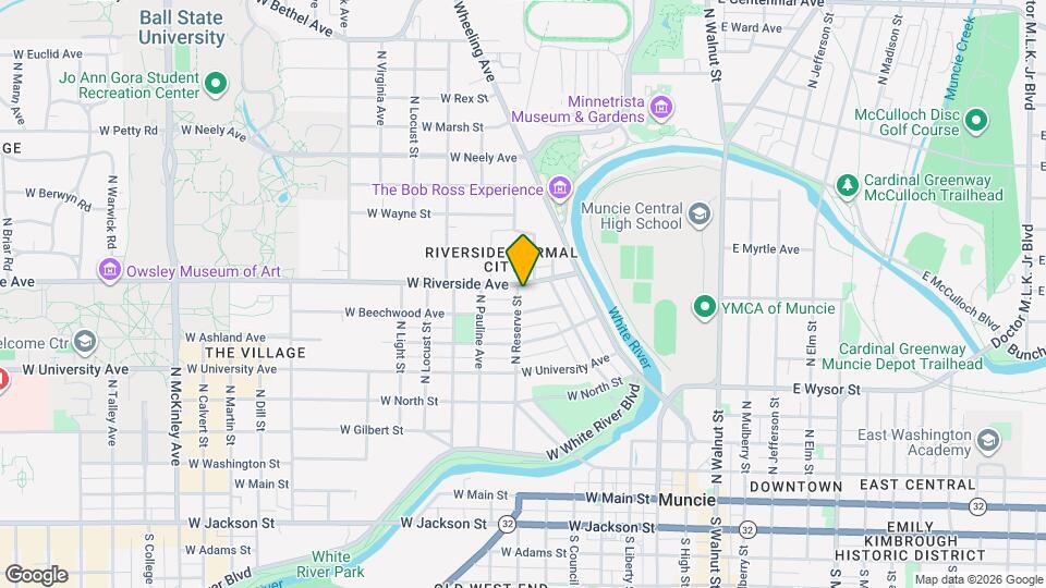709 W Riverside Ave Map and Location Details