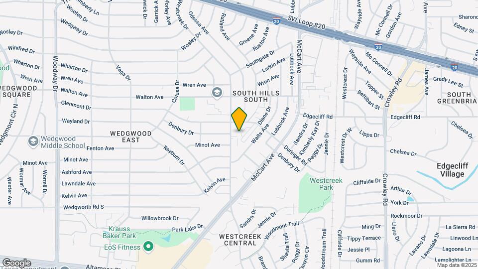 5976 Westcreek Dr Map and Location Details