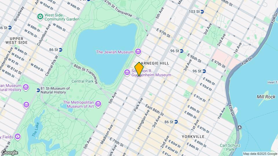 45 E 89th St Map and Location Details