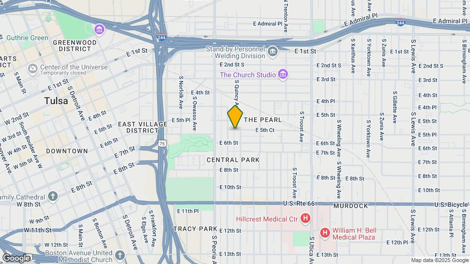 1338-1340 E 5th Ct Map and Location Details